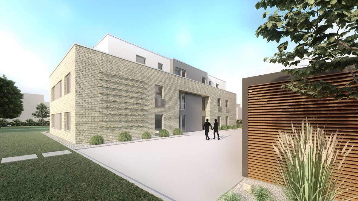 Architekturvisualisierung eines Mehrfamilienhauses in Bad Salzuflen